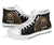 Federated States Of Micronesia High Top Shoes - Gold Tribal Wave - Polynesian Pride