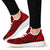 American Samoa Polynesian Tattoo Mesh Knit Sneakers Red - Polynesian Pride