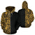 Polynesian Hoodie Zip up Half Style 02 Unisex Gold - Polynesian Pride
