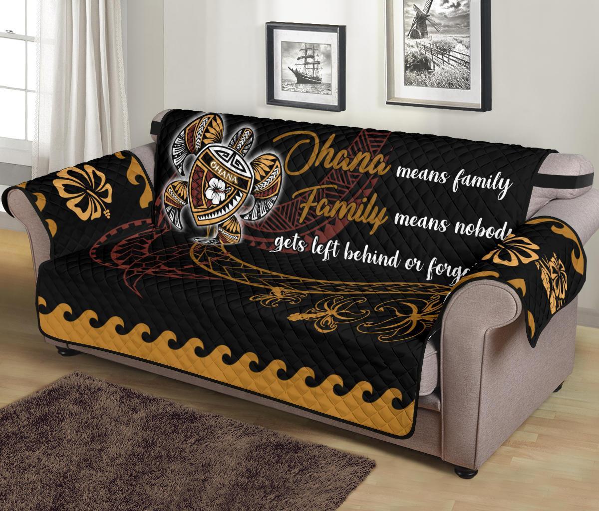 Hawaii Ohana Turtle Sofa Protectors - AH - Polynesian Pride