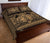 Hawaii Polynesian Pele mauna kea Quilt Bed Set Gold - Polynesian Pride