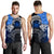 Samoa Custom Personalised Men's Tank Top - Samoa Seal Wave Style (Blue) - Polynesian Pride