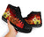 American Samoa High Top Shoes - Tribal Tuna Fish - Polynesian Pride