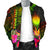 Marshall Islands Polynesian Personalised Men's Bomber Jacket - Hibiscus and Banana Leaves - Polynesian Pride