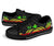 Papua New Guinea Low Top Canvas Shoes - Reggae Tentacle Turtle - Polynesian Pride