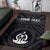 Vanuatu Personalised Area Rug - Vanuatu Seal With Polynesian Tattoo Style - Polynesian Pride