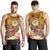 FSM Men's Tank Top - Turtle Plumeria (Gold) - Polynesian Pride