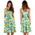 Hawaii Tropical Plumeria Blue Midi Dress - Polynesian Pride