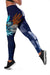 American Samoa Polynesian Leggings - Blue Polynesian Eagle - Polynesian Pride