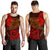 Tahiti Men's Tank Top - Red Shark Polynesian Tattoo - Polynesian Pride