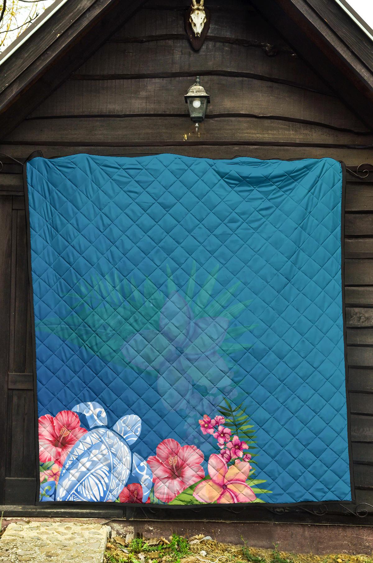 Polynesian Turtle Premium Quilt - Polynesian Pride