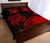 Hawaii Quilt Bed Set - Turtle Polynesian Map Plumeria Red - Polynesian Pride