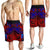 Samoa Men's Shorts - Blue Shark Polynesian Tattoo - Polynesian Pride