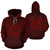 Tahiti ll Over Hoodie Tahiti Coat of rms Polynesian Red Black - Polynesian Pride