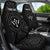 Kosrae Personalised Car Seat Covers - Kosrae Flag In Polynesian Tattoo Style (Black) - Polynesian Pride