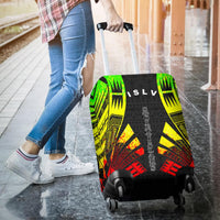 Society Islands Luggage Cover - Polynesian Tattoo Reggae - Polynesian Pride