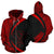 Polynesian Kanaka Maoli Map of Hawaii Zip Hoodie Red Circle Style Unisex Red - Polynesian Pride