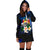 Tonga Polynesian Women's Hoodie Dress - Turtle With Plumeria Flowers - Polynesian Pride