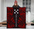 Gambier Islands Premium Quilt - Gambier Islands Flag Polynesian Red Tattoo - Polynesian Pride