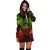 Palau Polynesian Hoodie Dress Map Reggae - Polynesian Pride