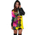 New Caledonia Women's Hoodie Dress - Polynesian Hibiscus Pattern - Polynesian Pride