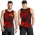 Polynesian Hawaii Men Tank Top - Red Plumeria RED - Polynesian Pride