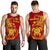 Hawaii Polynesian Men's Tank Top - Vintage Polynesian Turtle (Red) - Polynesian Pride