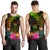 Niue Polynesian Personalised Men's Tank Top - Hibiscus and Banana Leaves - Polynesian Pride