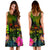 Fiji Polynesian Midi Dress - Hibiscus and Banana Leaves - Polynesian Pride