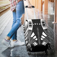 Society Islands Luggage Cover - Polynesian Tattoo Black - Polynesian Pride