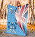 Fiji Polynesian Premium Blanket - Fiji Flag - Polynesian Pride