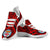 Fiji Polynesian Tattoo Mesh Knit Sneakers Red - Polynesian Pride