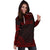 Society Islands Women's Hoodie Dress - Polynesian Red Chief - Polynesian Pride