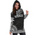 Society Islands Women's Hoodie Dress - Polynesian Black Chief - Polynesian Pride