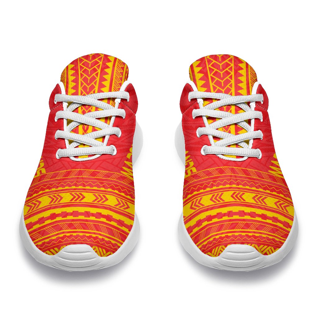 Marquesas Islands Sporty Sneakers - Polynesian Chief Flag Version - Polynesian Pride