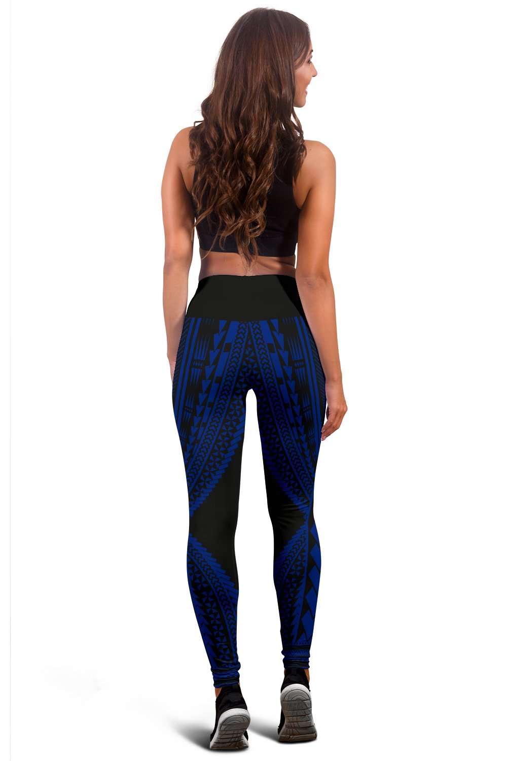 Hawaii Polyneisan Blue Color Special Tribal Women's Leggings - Polynesian Pride