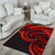 New Zealand Maori Mangopare Area Rug Polynesian - Red - Polynesian Pride