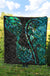 Aotearoa Maori Premium Quilt Silver Fern Koru Vibes - Polynesian Pride