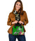 American Samoa Polynesian Shoulder Handbag - Turtle Plumeria (Green) - Polynesian Pride