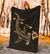 Hawaii Shark Gold Polynesian Premium Blanket - Polynesian Pride