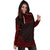 Northern Mariana Islands Women's Hoodie Dress - Polynesian Red Chief - Polynesian Pride