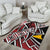 Tokelau Polynesian Area Rug - Tribal Flower Special Pattern Red Color - Polynesian Pride