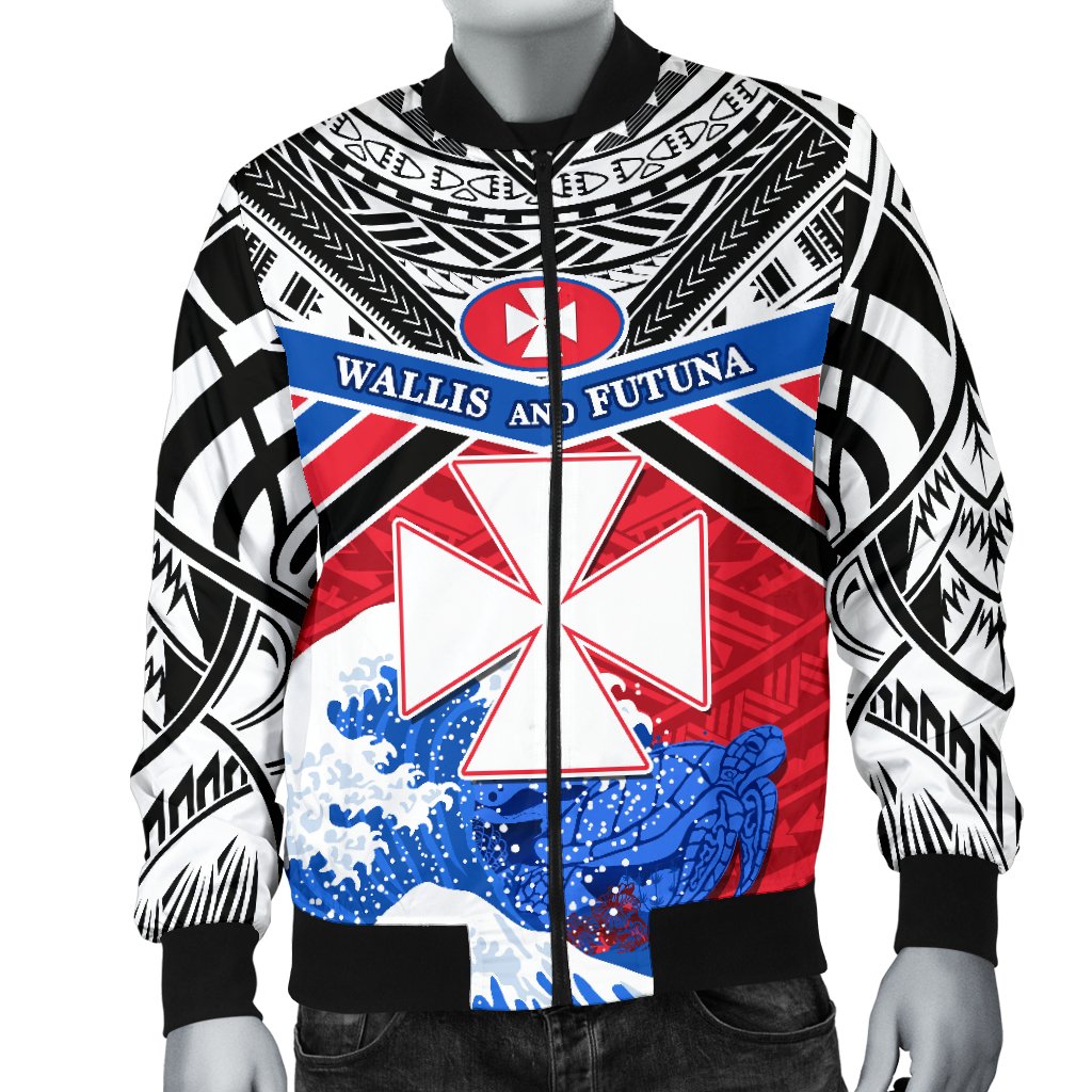 Wallis and Futuna Rugby Men Bomber Jacket Spirit - Polynesian Pride