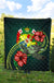 Tonga Polynesian Premium Quilt - Green Turtle Hibiscus - Polynesian Pride