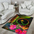 Chuuk Polynesian Personalised Area Rug - Hibiscus and Banana Leaves - Polynesian Pride