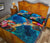 American Samoa Polynesian Quilt Bed Set - American Samoa Seal Turtle - Polynesian Pride