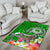 FSM Area Rug - Turtle Plumeria (Green) - Polynesian Pride