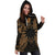 Nauru Polynesian Hoodie Dress Map Gold - Polynesian Pride