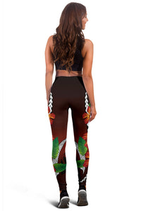 Kanaka Hibiscus Poly Leggings - Polynesian Pride
