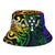 Kosrae Bucket Hat - Rainbow Polynesian Pattern - Polynesian Pride